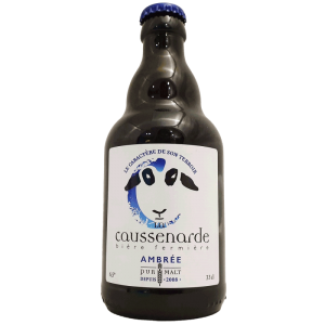 Bière ambrée La Caussenarde 33cl