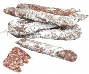 Saucisse sèche de porc fermier - Au pli