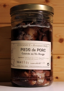 Pieds de porc au vin