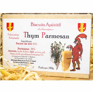 Biscuits Thym – Parmesan 140g