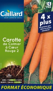 Graines Carotte de Colmar à coeur rouge 2