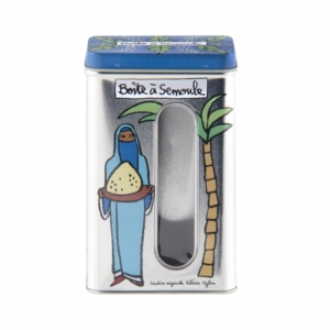Boite à Semoule Qui pédale - Derrière la porte