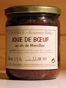 Joue de bœuf au vin de Marcillac