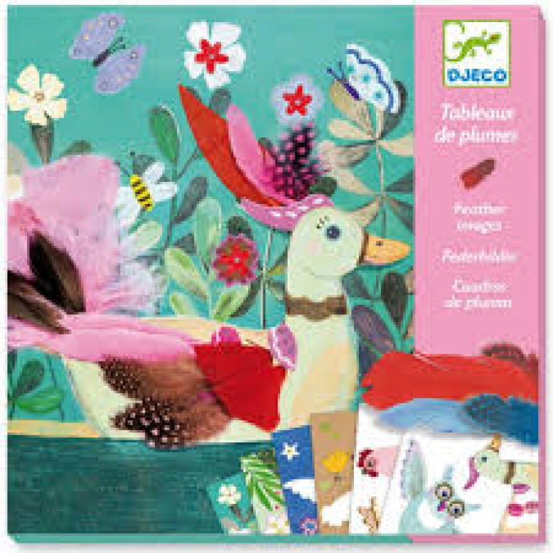 Duvets chics - Tableaux de plumes - Djeco