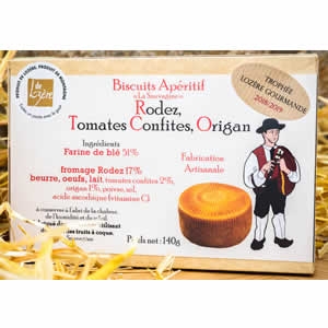 Biscuits Rodez – Tomates séchées – Origan 140g
