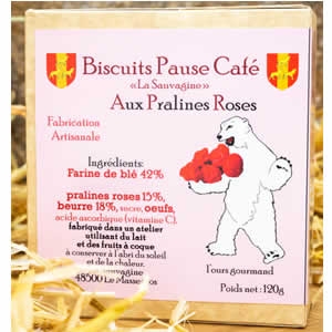 Biscuits aux Pralines Roses