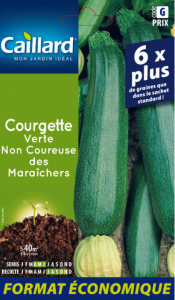 Graines Courgette verte non coureuse des maraîchers