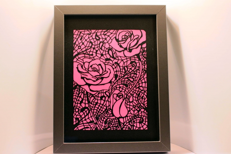 Dentelle de roses