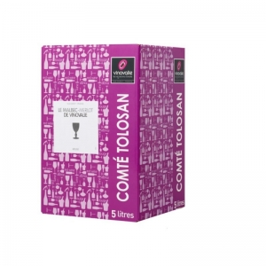 Comté Tolosan Rouge Cave de Vinovalie BIB 10L - Vin rouge